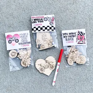 Dirt Bike Color Your Own Valentine's Cards | Updated Design | Classroom Valentines
