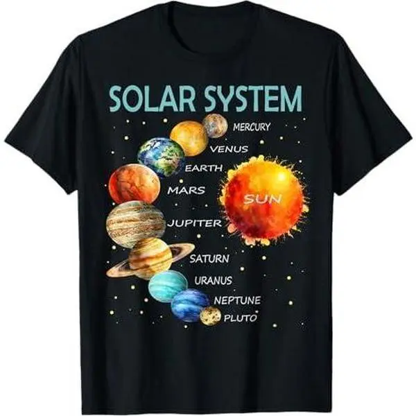 Solar System, Planets, Science, Space, Boys T-Shirt