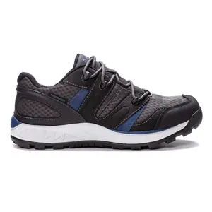 Propet Mens Vercors Hiking Hiking Sneakers Shoes - Black, Grey