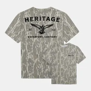 Mossy Oak Washed Bottomland Mallard Tee For Men, Stylish Design for Streetwear, Camo Shirt, Ideal For Sports And Everyday Wear, Gift For Men