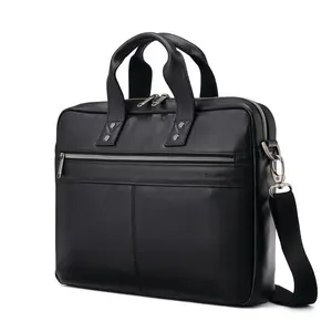 Samsonite Classic Leather Softside Slim Brief - Bags Samsonite Classic Leather Softside Slim Brief - Bags