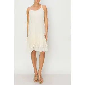 Beige Lace Dress Extender
