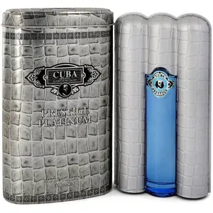 Cuba Prestige Platinum by Cuba cologne for men EDT 3 / 3.0 oz New In Can