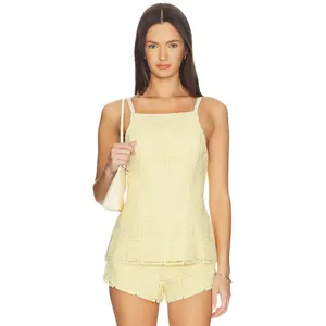 Amanda Uprichard x REVOLVE Alaska Top in Cornsilk