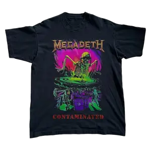 [SALE UP TO 30%] Megadeth Contaminated T-shirt Unisex Black Cotton Size S-5XL, Unisex Shirt Made Using 100% US Cotton, Design & Printed In The USA