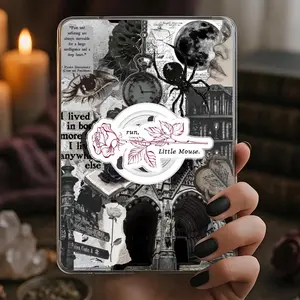Run Little Mouse Haunting Adeline Rose Kindle Grip Dark Romance Magnetic Holder Gothic Bookish Popsocket, Phone Grip, Kindle accessory, Kindle Grips Holder, Bookish Magnetic Pop Socket