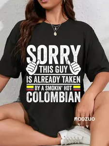 100% Cotton Colombian Roots Outfit Funny Colombia Heritage For Men T-Shirt