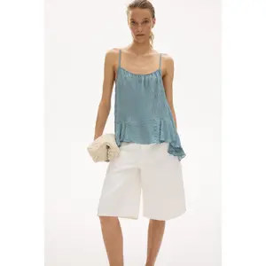 H&M Flounced smocked top