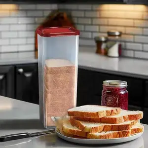 Versatile Toast Sandwich Bread Storage Box, Clean Fresh Healthier, Sealed Sandwich Container, Fridge Freezer Bread Canister