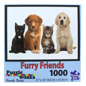 PuzzleWorks 1000 Piece Jigsaw Puzzle | Furry Friend