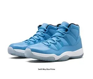 Bright Blue Patent High Cut Street Shoes with Clear Translucent Rubber Outsole