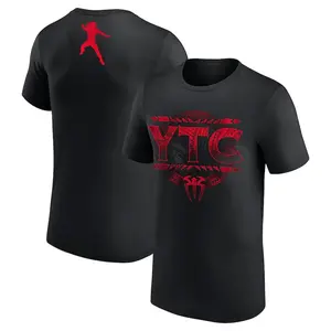 Men's Black Roman Reigns YTC T-Shirt, Wrestle Mania Main Event Professional Wrestler Tee For Man and Woman Unisex T-Shirt