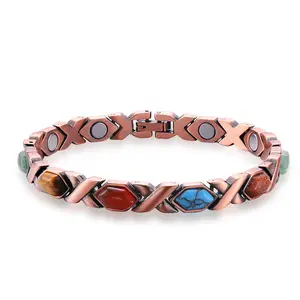 Unisex Alloy Magnetic Bracelet,Vintage Creative Design,Hematite Therapy Benefits