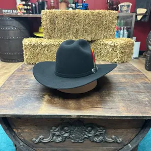 Cuernos Chuecos 6X Johnson black felt hat