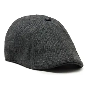 The Peaky Boston Scally Cap - Charcoal & Slate