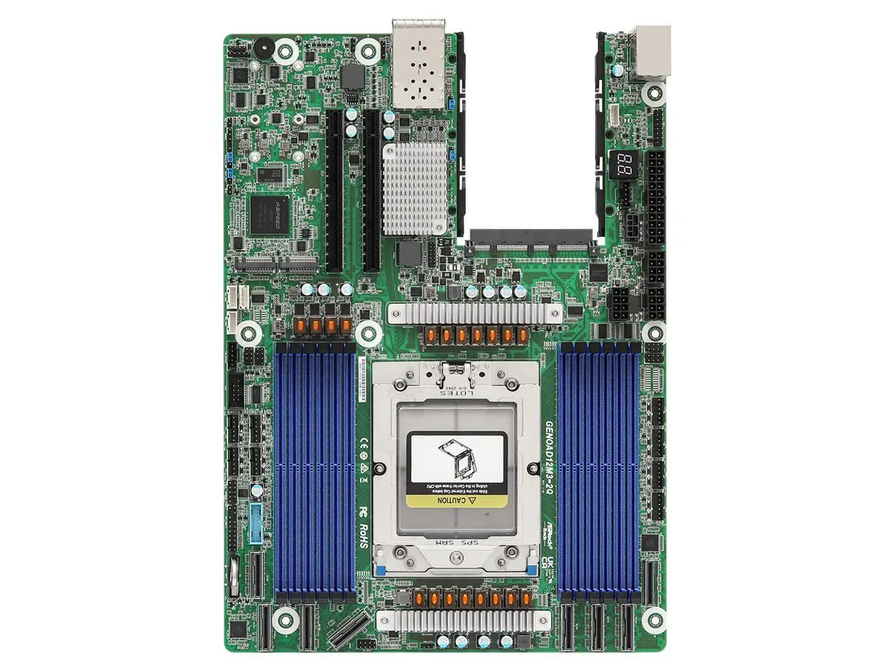 ASRock GENOAD12M3-2Q Server Motherboard - LGA 6096