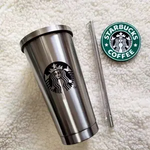 750ml Stainless Steel Tumbler with Straw – Double Wall Insulated Travel Mug, Leakproof Iced Coffee Cup for Cold & Hot Drinks