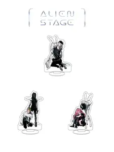 Alien Stage Acrylic Display Sign – Cute Anime Character Standee Gift for Otaku Room，Collectible Desktop Decor for Fans，Limited Edition Fan Art Stand for Collectors