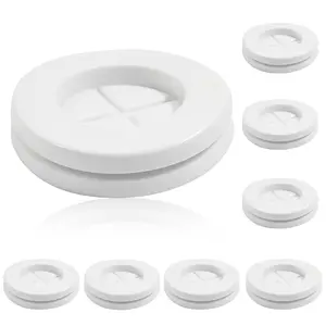20 count Rubber Grommet, 1" Drill Hole, 3/4" ID, Round Rubber Plug Hole Grommet,  Wire Grommets Protector, Double Sided, White