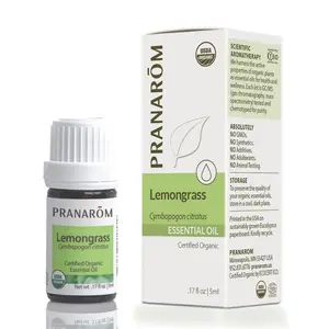 Pranarom Lemongrass Essential Oil – Bio | Certified Organic Uplifting & Stress Support Oil