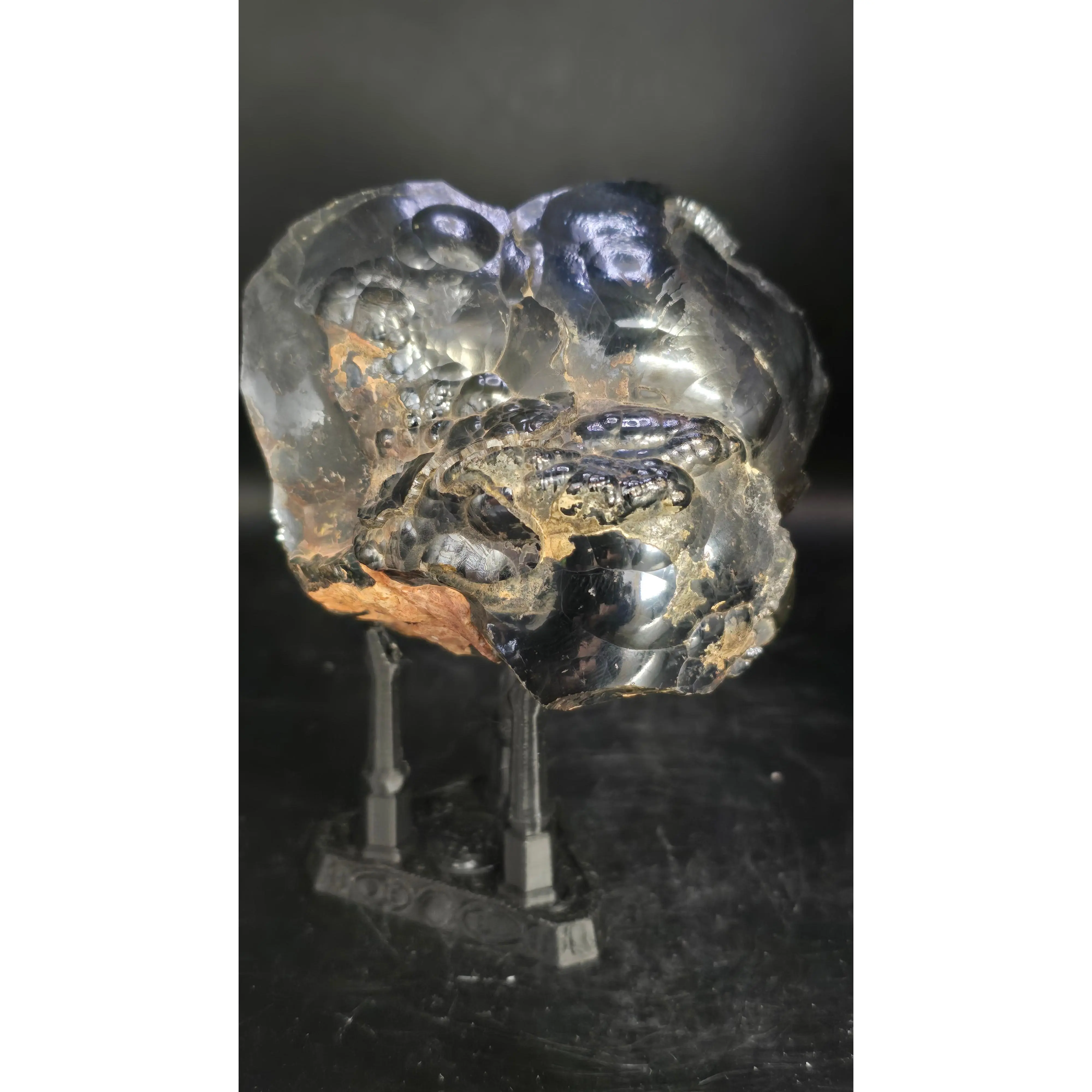 Black Chrome Botryoidal Hematite – Morocco – 1.67 lbs