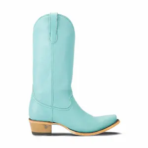 Lane Womens Emma Jane Snip Toe  Casual Boots Mid Calf Low Heel 1-2" - Blue