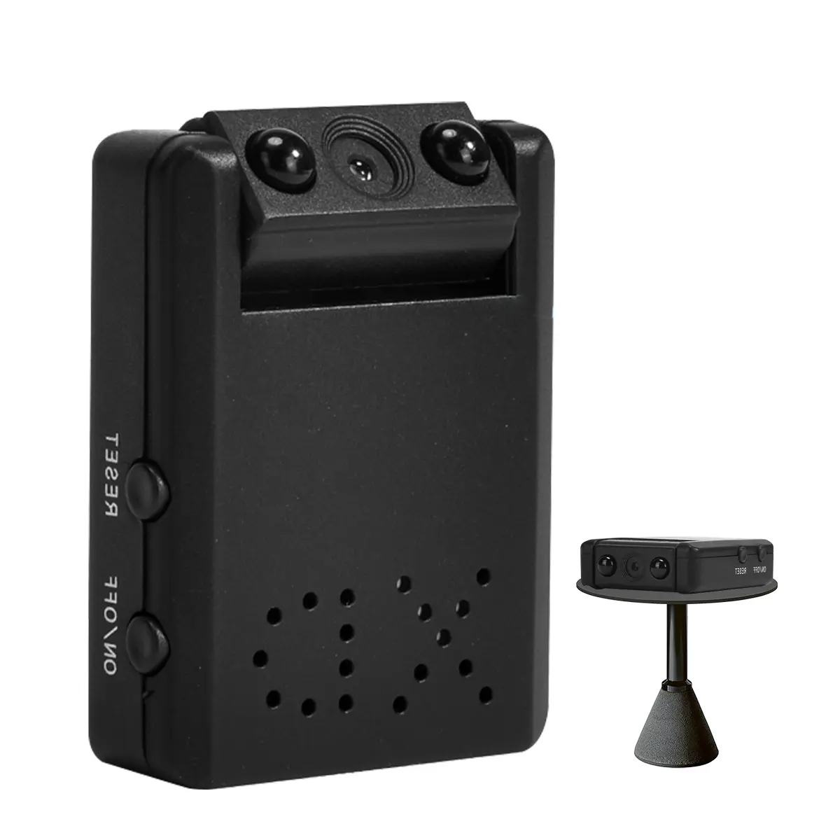 camera XD Portable 1080P High-Definition Camera with Night Vision Motion Detection Audio Alarm Plug-and-Play Monitoring System Loop Recording Compact CCTV for Home Office Outdoor Cycling Cloud-Free Storage