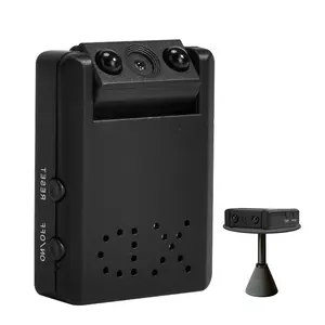 camera XD Portable 1080P High-Definition Camera with Night Vision Motion Detection Audio Alarm Plug-and-Play Monitoring System Loop Recording Compact CCTV for Home Office Outdoor Cycling Cloud-Free Storage