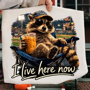 [ Sale Up To 40%] Comfort Colors Racoon Funny Ballfield Dark Design Only Baseball Mama Style T-Shirt , Softball Clipart,Travel Baseball Softball Tournament, Softball Ball Mom