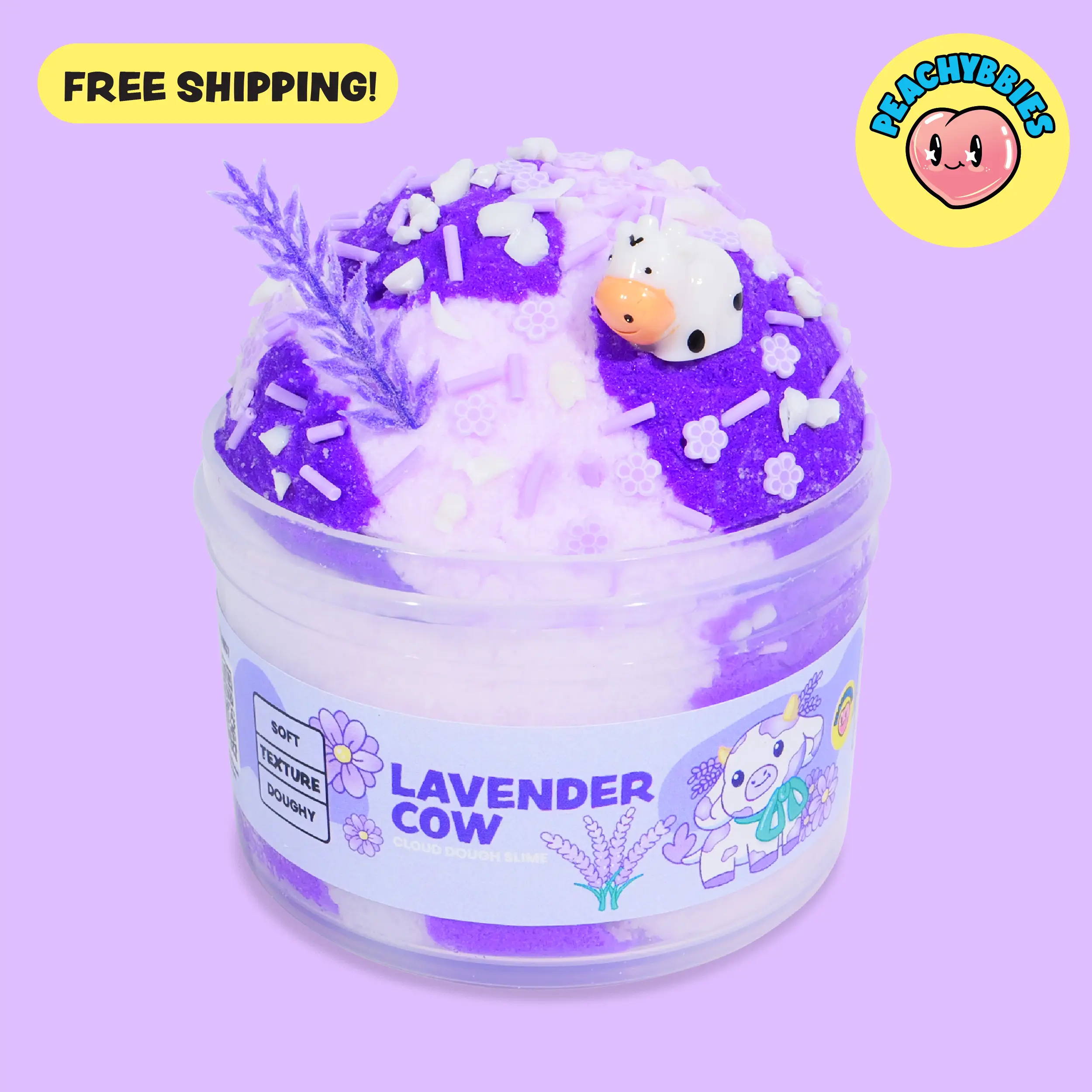 Lavender Cow