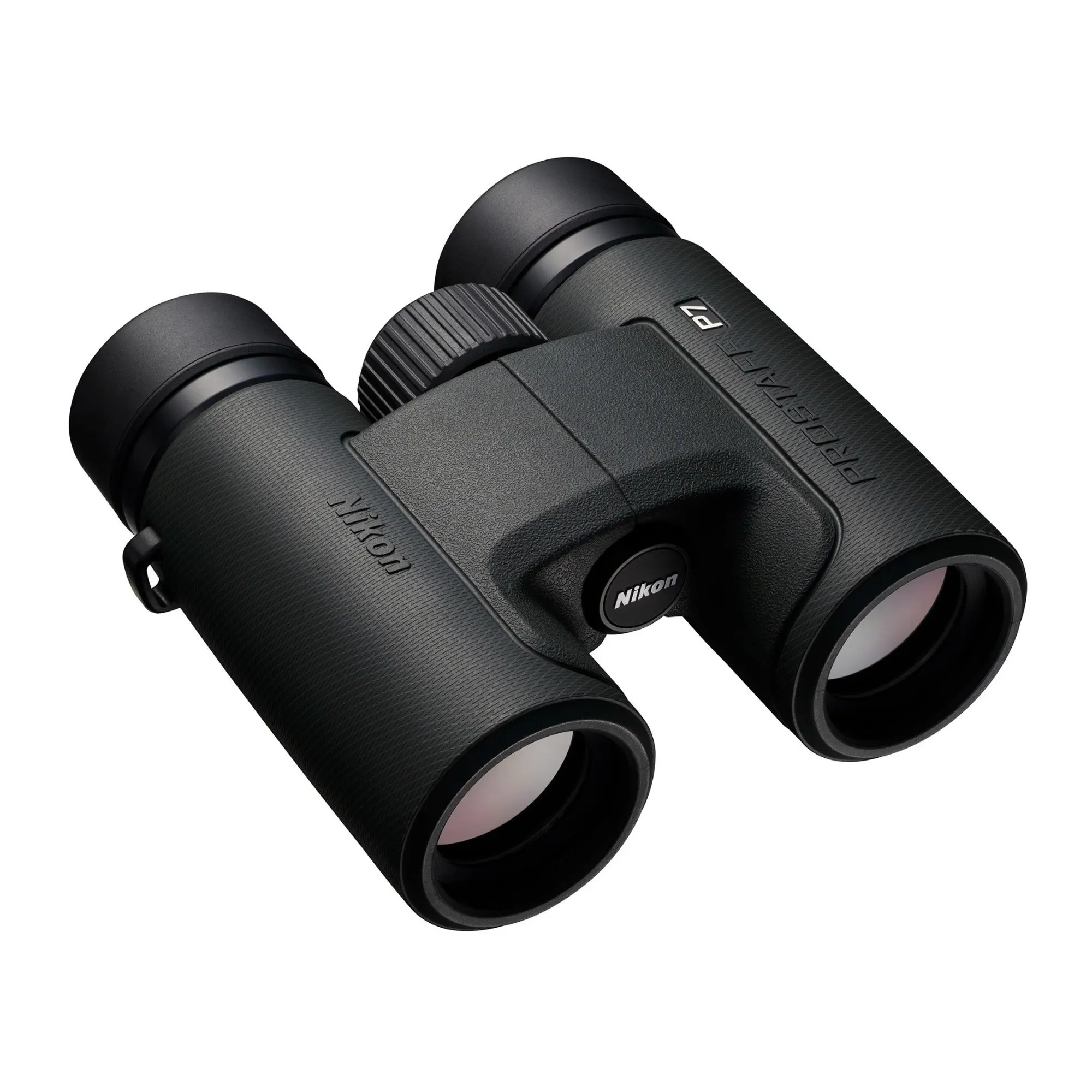 Nikon PROSTAFF P7 10x30 Binoculars for Hunting & Outdoor Activities, Compact Rubber Armor Body, Waterproof, Fogfree Viewing, Adjustable Eyecups, Locking Diopter, Lightweight Unisex Adult Gear for Bird Watching, Aircraft Observation, Wildlife Close Focus