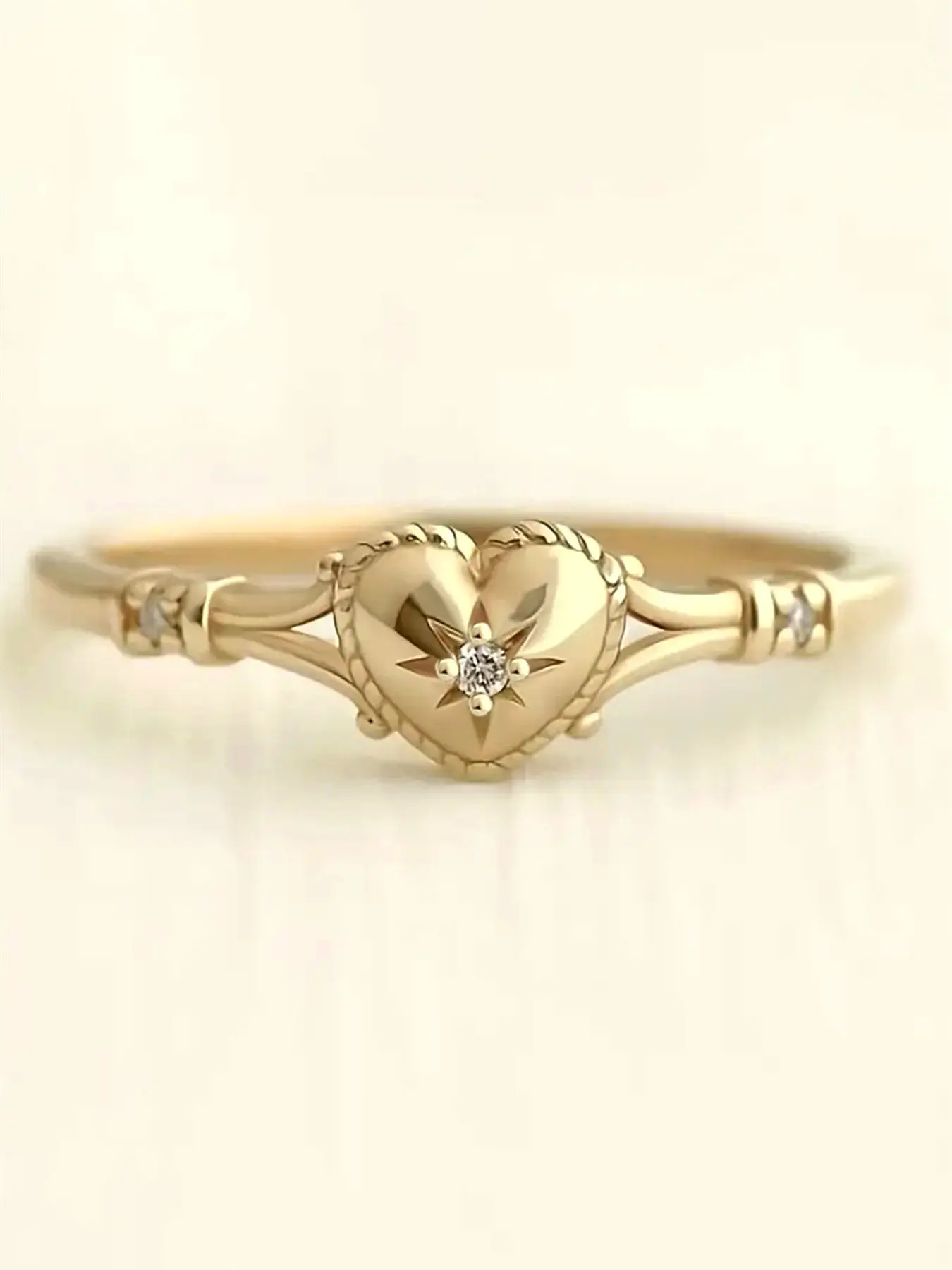 1 PC Charm Cubic Zirconia Bridal Rings Engagement Ring For Women For Wedding Party Jewelry Valentine's Day Gift