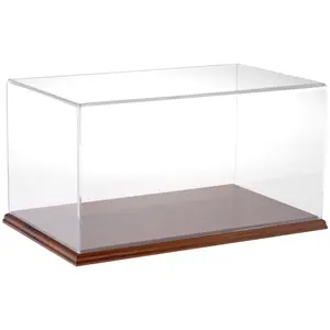 Plymor Clear Acrylic Display Case, 16" W x 10" D x 8" H