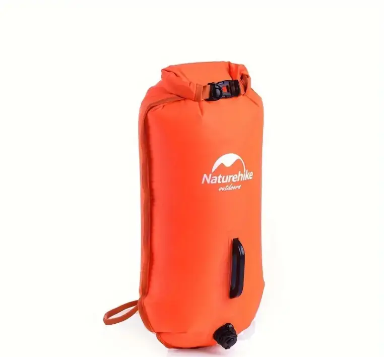 Naturehike 28L Safety Swim Buoy & Ultralight Dry Bag - Waterproof for Open Water Swimming, Kayaking, and Water Sports Outdoorfun