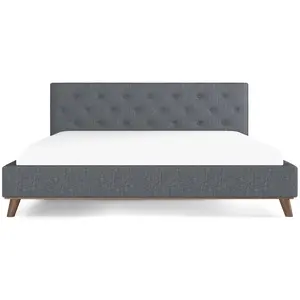Ashton King Dark Grey Bed