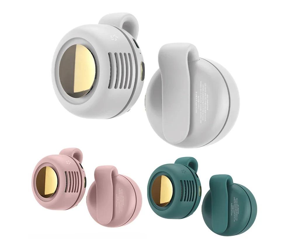 Whirlwind Leafless Fan With Portable Button Design USB Charging Silent Portable Mini Fan For Home And Outdoor Travel