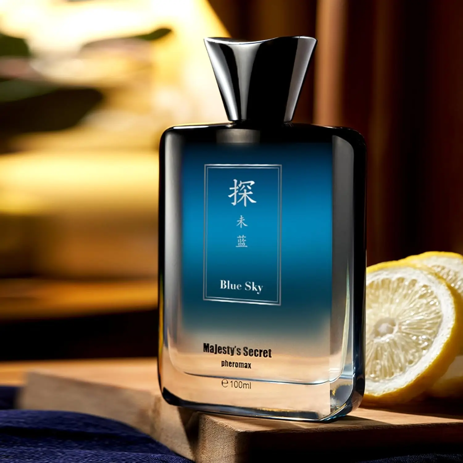 MAJESTY'S SECRET PHEROMAX Eau de Parfum for Men, Long-Lasting Woody Spicy Fragrance, A Luxurious Signature Scent, 3.4 oz (100ml), Luxurious Fragrances, Premium Scents, Green Tea, Edp, Fresh, Adults, Male Wear, Single Item, Alcohol Base, 3 To 3.9 Fl Oz