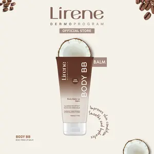 Lirene Perfect Tan Body Make-Up BB Balm — Instant Wash-Off Glow, Skin Tone Perfector, Illuminating Body Balm
