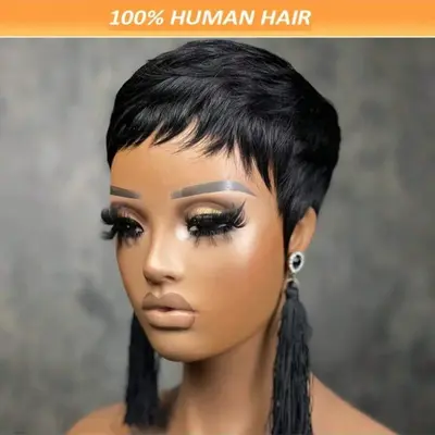 Quick Weave Short Hair Pixie TikTok Shop - Main Image