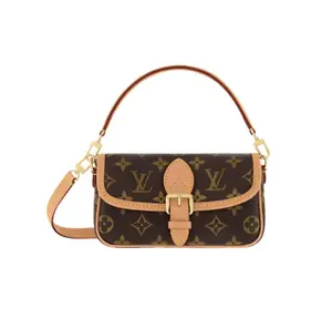 Pre-owned Louis Vuitton Nano Diane Nano Monogram Canvas Shoulder Bag