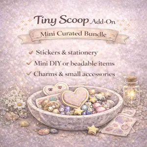 Moonflower & Wild Bloom Tiny Scoop Add-On | Mini Curated DIY, Bookish & Lifestyle Set