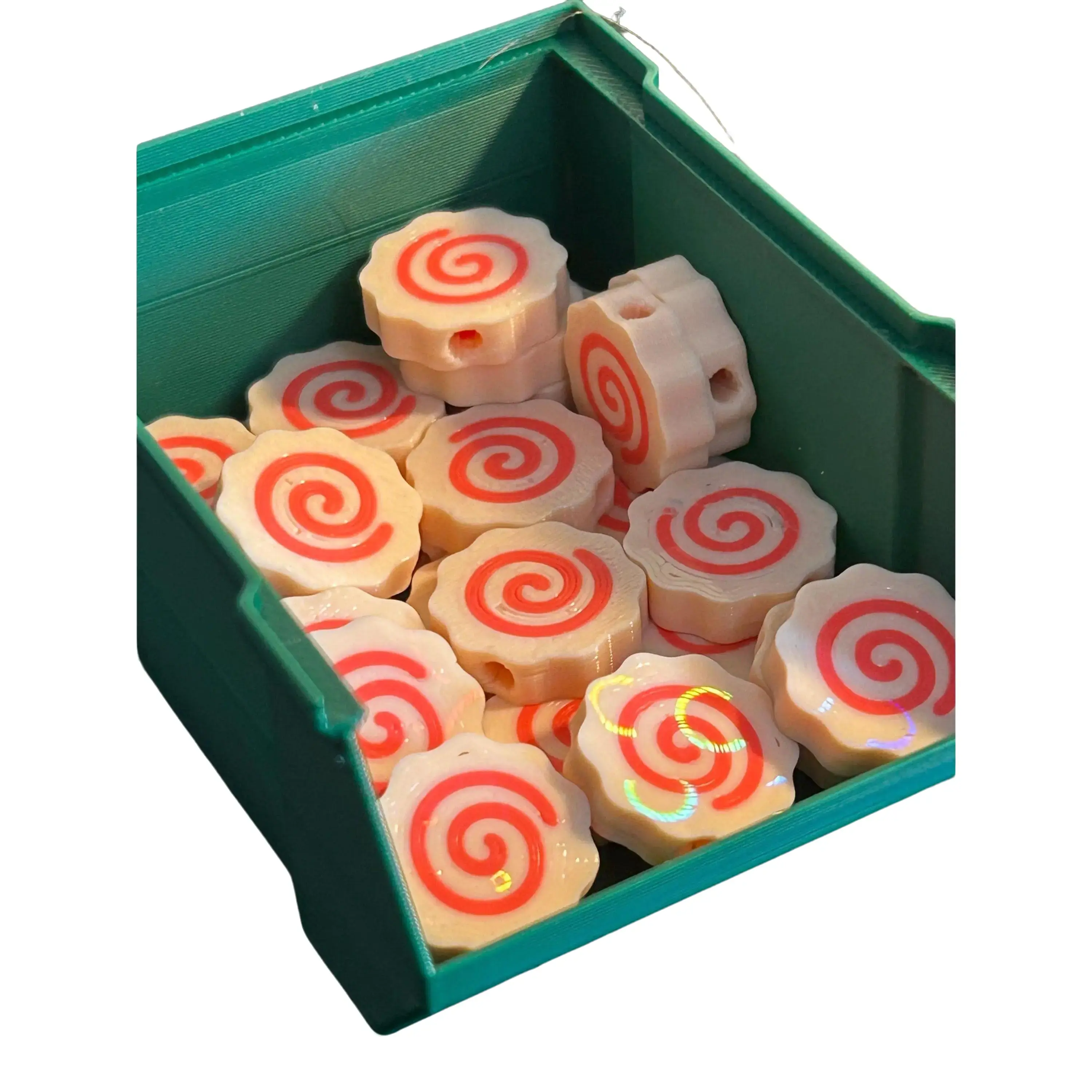 Fish Cake Shaped Kandi Beads