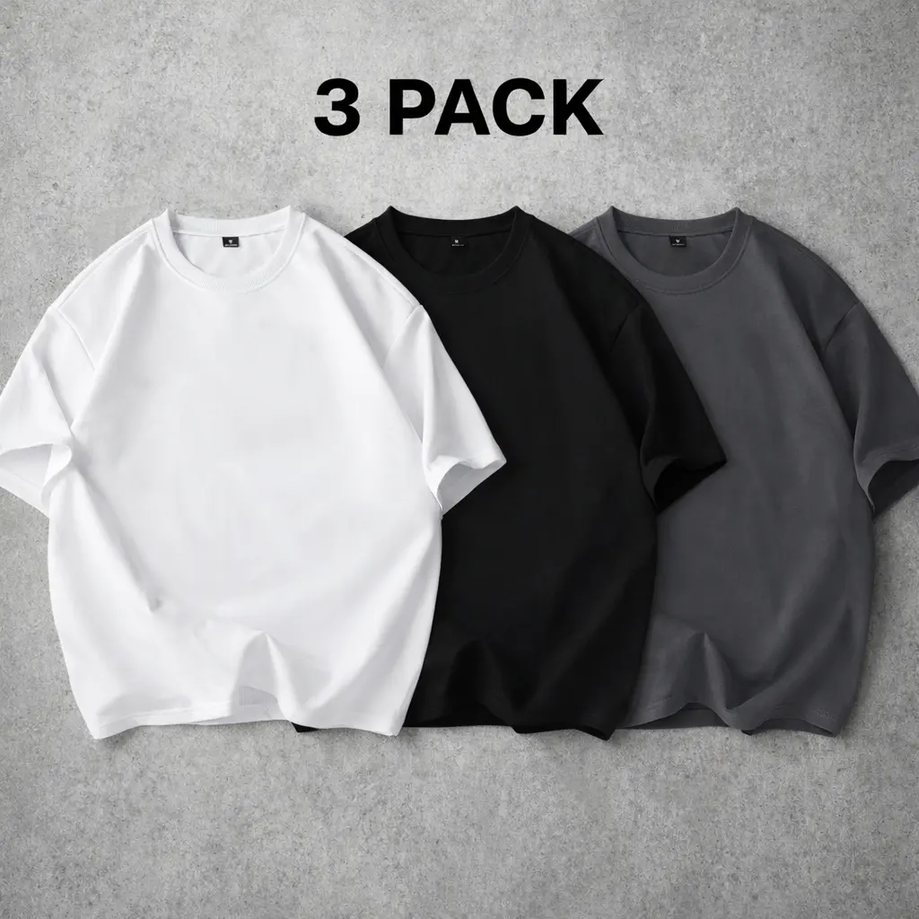 Black + Dark Gray + White