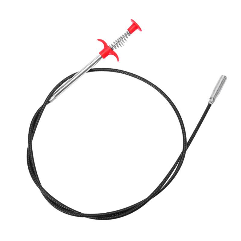 Ultra Flexible 78-inch Steel Wire Grab Claw Tool with 4 Mechanical Fingers for Hose Picking Assistance in Garbage Sinks Drainage Pipes & Toilets