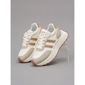 Women's Colorblock Dad Shoes Spring Autumn New Breathable Mesh Thick Sole Height Increasing Casual Sports SneakersRAIMENTRY