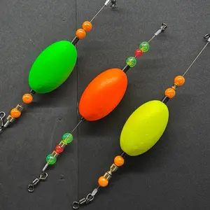 Cork poppers with weighted bottom beads.