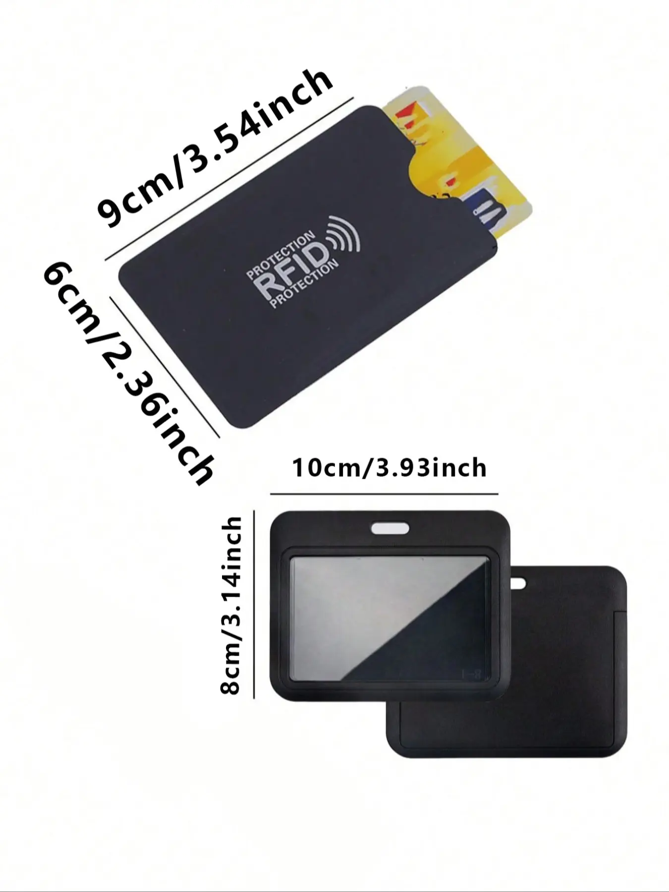 Anti Theft Credit Card Protector Case Card Holder, Rfid Protection,  Aluminum Smart Anti-Theft Credit