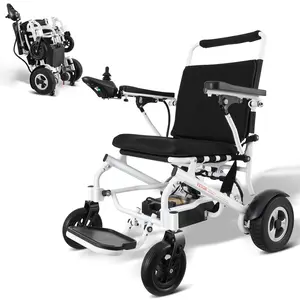 fathersdaygift  VEVOR Electric Wheelchair for Adults Seniors, 300 lbs Weight Capacity, 20 in Width Lightweight Foldable Motorized Power Wheelchairs, Long Range All Terrain Aluminum Alloy Chair