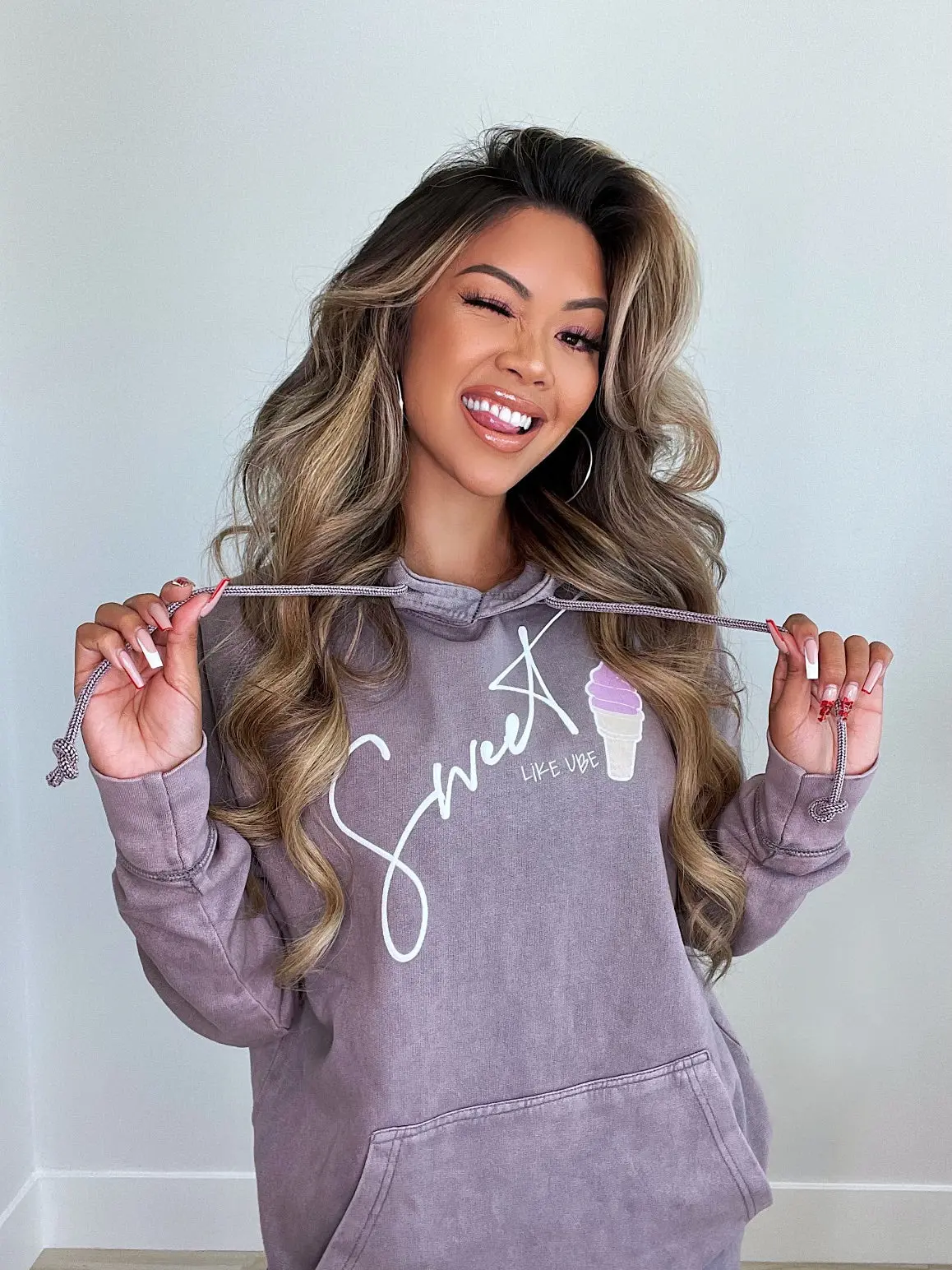 SWEET UBE HOODIE - VINTAGE PURPLE