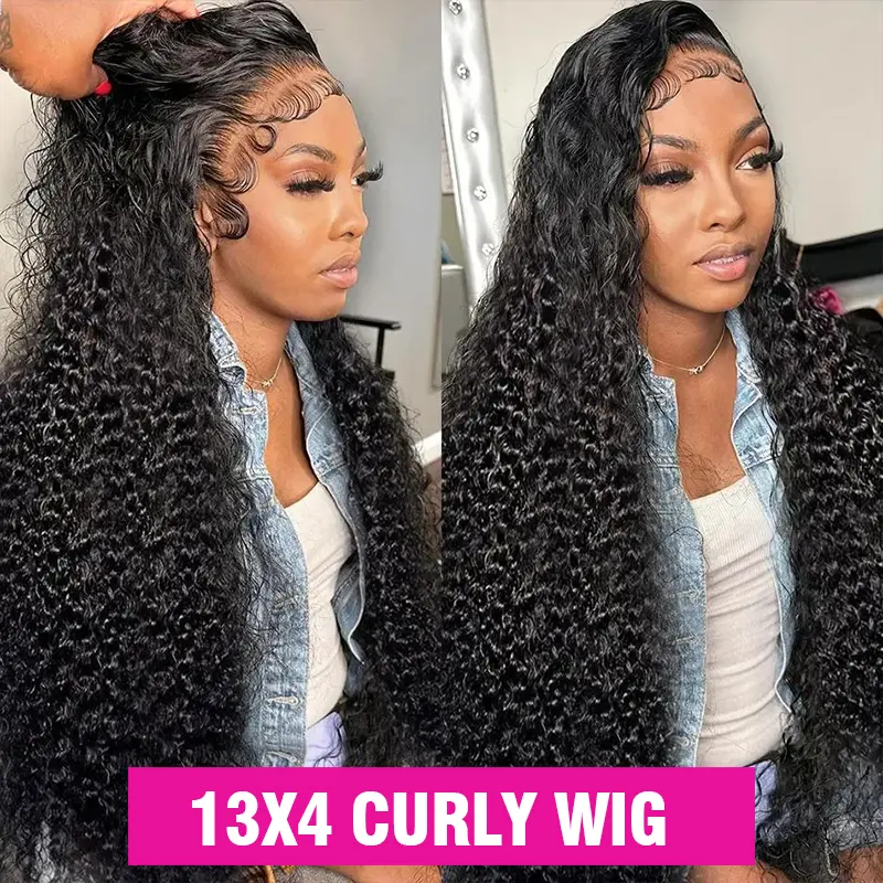 13x4 curly wig